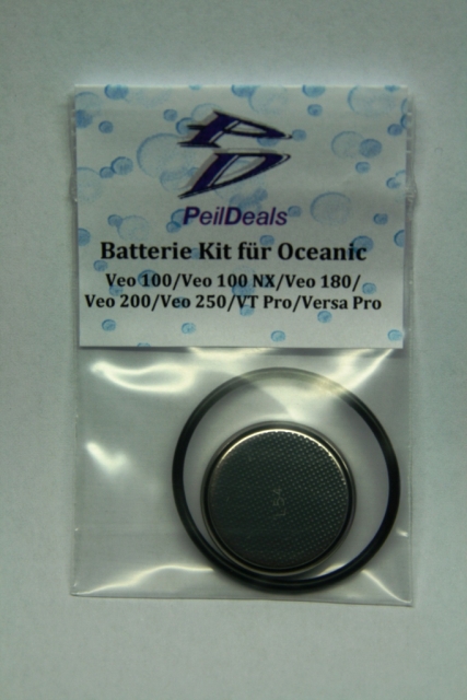 Batterie Set für Oceanic Veo 100 NX 180 NX 250 VT Pro  Versa Pro 200 X 150 